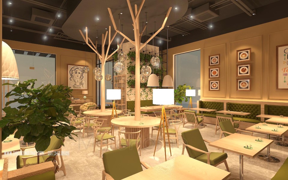 Thiết kế nội thất quán cafe & nhà hàng